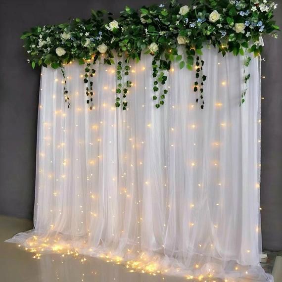 Flower with Lighting Decor Stage